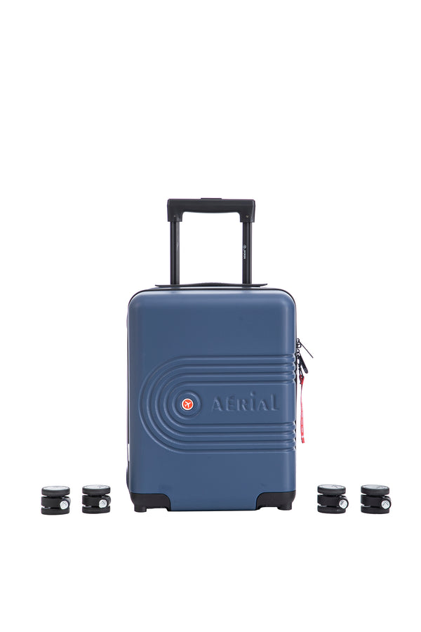 Aerial Flex Dark Blue Under-Seat Suitcase