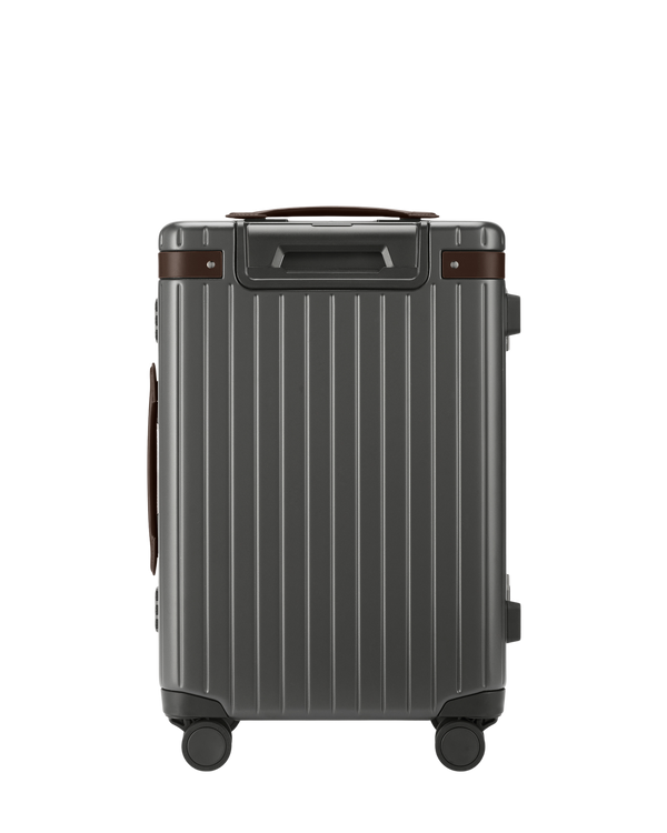 Carl Friedrik The Carry On Grey/Chocolate Suitcase