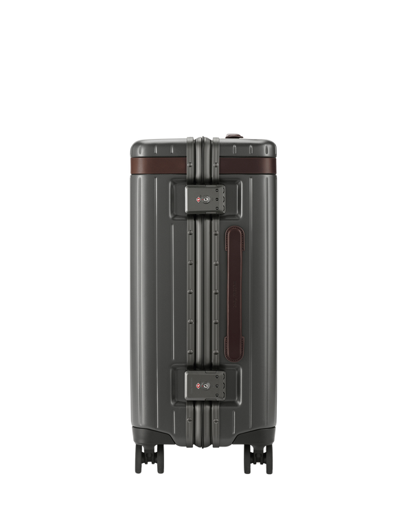 Carl Friedrik The Carry On Grey/Chocolate Suitcase