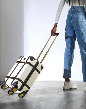 Rock Vintage Cream Cabin Suitcase