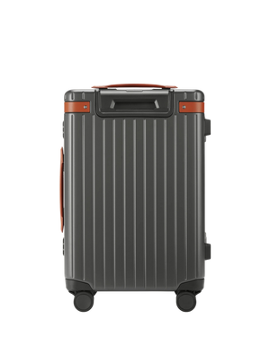 Carl Friedrik The Carry On Grey/Cognac Suitcase