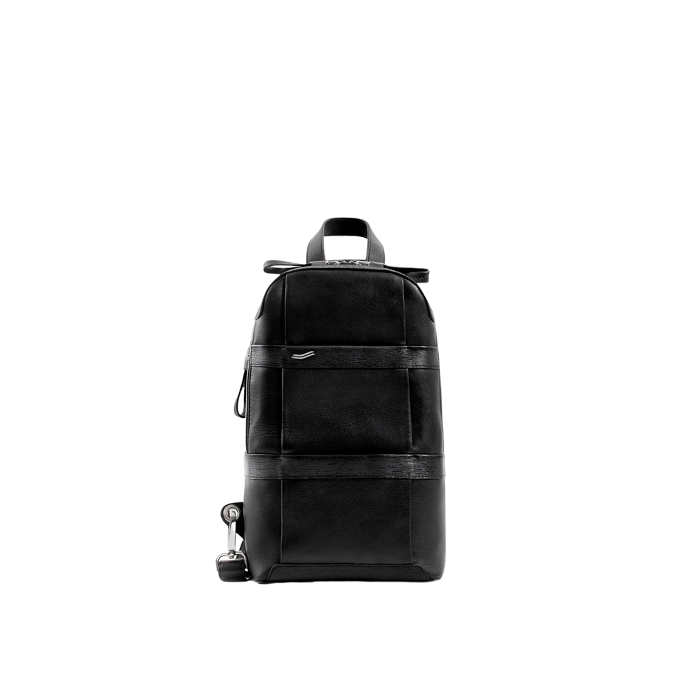 Vocier Black Sling Bag