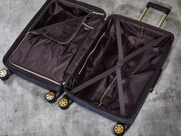 Rock Vintage Navy Cabin Suitcase