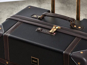 Rock Vintage Black Cabin Suitcase