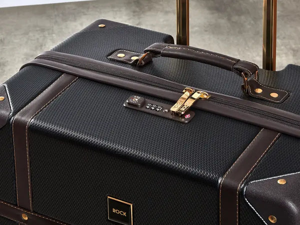 Rock Vintage Black Cabin Suitcase