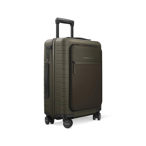 Horizn Studios M5 Essential Dark Olive Cabin Suitcase w/Front Pocket