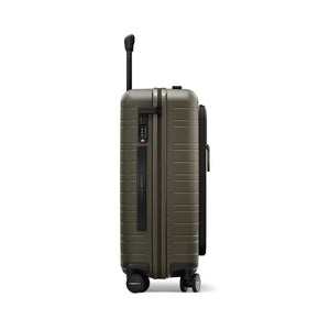 Horizn Studios M5 Essential Dark Olive Cabin Suitcase w/Front Pocket