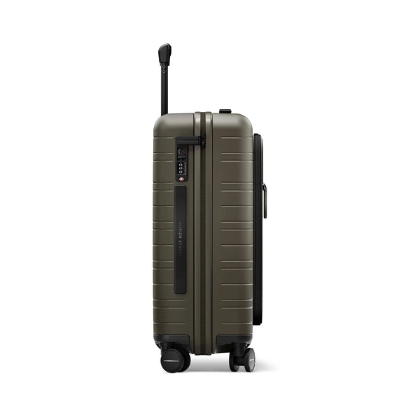 Horizn Studios M5 Essential Dark Olive Cabin Suitcase w/Front Pocket