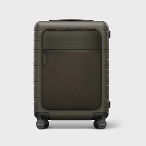 Horizn Studios M5 Essential Dark Olive Cabin Suitcase w/Front Pocket
