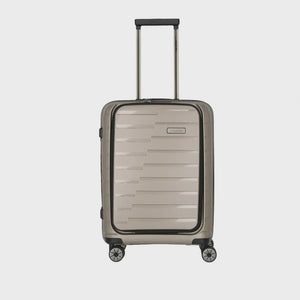 Travelite Air Base Champagne Small Suitcase w/Front Pocket