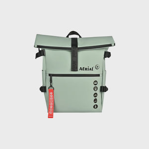 Aerial Urban Light Khaki Roll-Top Backpack