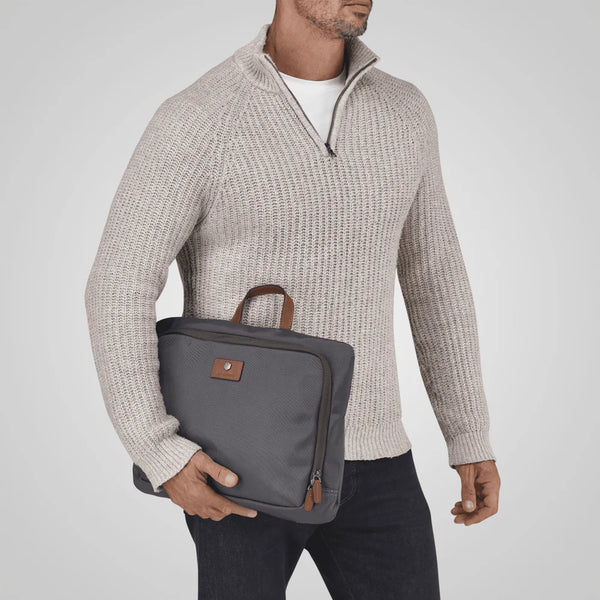 Jekyll & Hide Grey Shirt and Laundry Travel Bag
