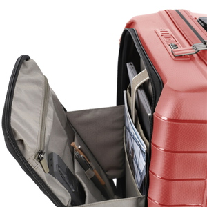 Travelite Mooby Red Small Suitcase w/Front Pocket