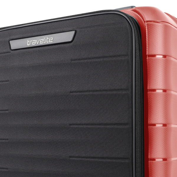 Travelite Mooby Red Small Suitcase w/Front Pocket