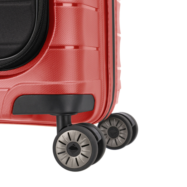Travelite Mooby Red Small Suitcase w/Front Pocket