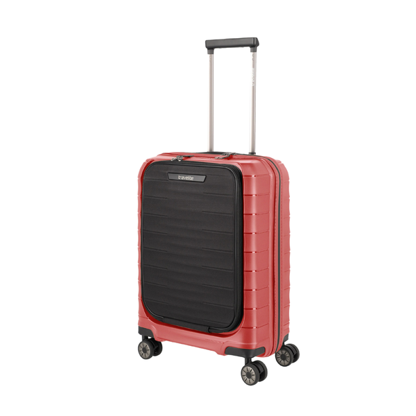 Travelite Mooby Red Small Suitcase w/Front Pocket