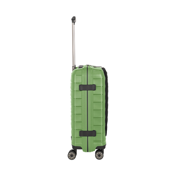 Travelite Mooby Green Small Suitcase w/Front Pocket