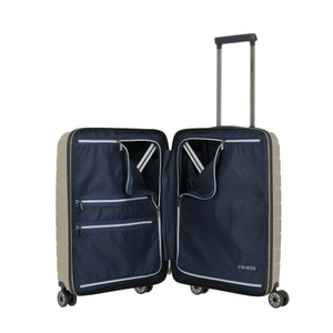 Travelite Air Base Champagne Small Suitcase w/Front Pocket