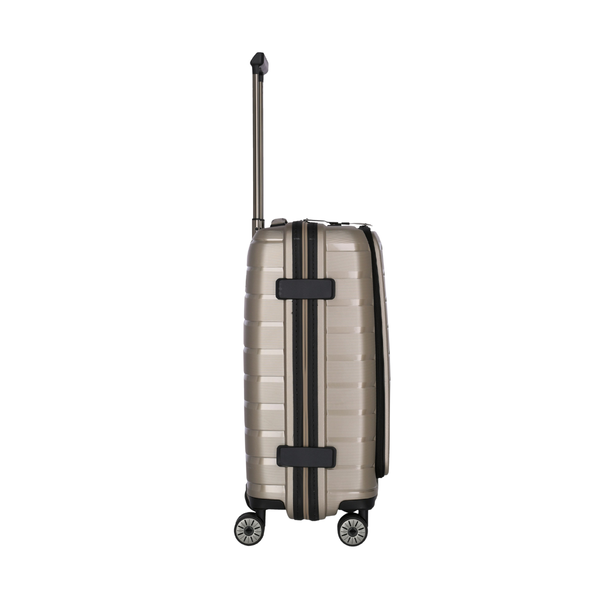 Travelite Air Base Champagne Small Suitcase w/Front Pocket