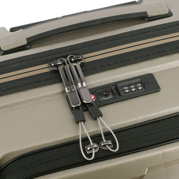 Travelite Air Base Champagne Small Suitcase w/Front Pocket