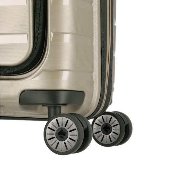 Travelite Air Base Champagne Small Suitcase w/Front Pocket