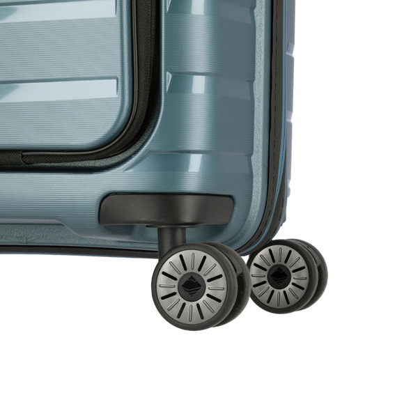 Travelite Air Base Ice Blue Small Suitcase w/Front Pocket