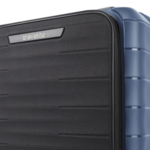 Travelite Mooby Navy Small Suitcase w/Front Pocket
