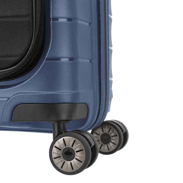 Travelite Mooby Navy Small Suitcase w/Front Pocket