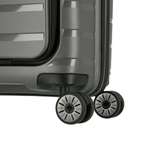 Travelite Air Base Anthracite Small Suitcase w/Front Pocket