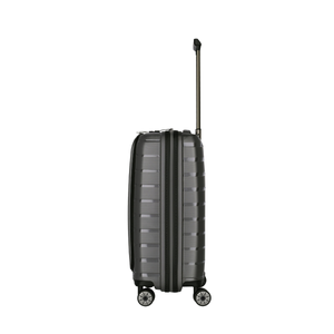 Travelite Air Base Anthracite Small Suitcase w/Front Pocket