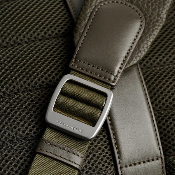 Carl Friedrik Ayrton Dark Olive Backpack