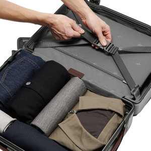 Carl Friedrik The Carry On Grey/Chocolate Suitcase