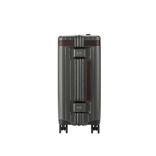 Carl Friedrik The Carry On Grey/Chocolate Suitcase