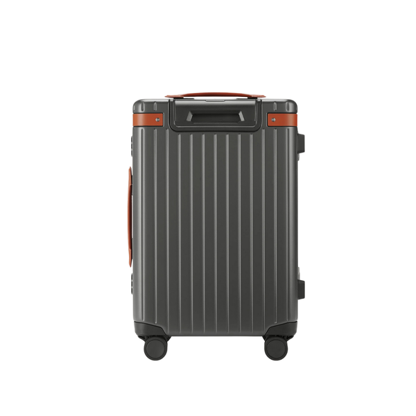 Carl Friedrik The Carry On Grey/Cognac Suitcase