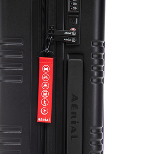 Aerial Cabin Size Black Suitcase w/ Easy Pocket