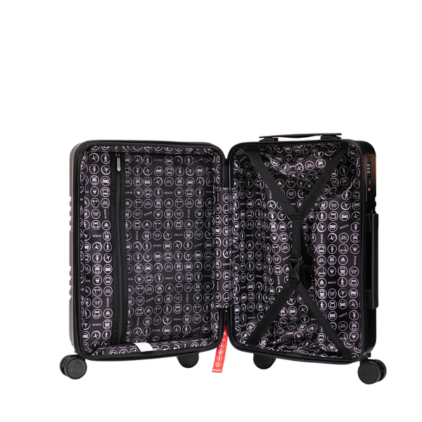 Aerial Cabin Size Black Suitcase w/ Easy Pocket