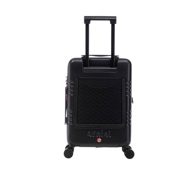 Aerial Cabin Size Black Suitcase w/ Easy Pocket