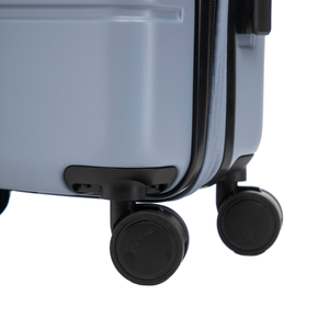 Aerial Cabin Size Light Blue Suitcase w/ Easy Pocket