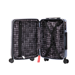Aerial Cabin Size Light Blue Suitcase w/ Easy Pocket