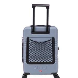 Aerial Cabin Size Light Blue Suitcase w/ Easy Pocket