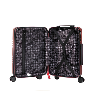 Aerial Cabin Size Burgundy Suitcase w/ Easy Pocket