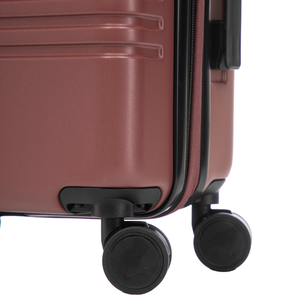 Aerial Cabin Size Burgundy Suitcase w/ Easy Pocket