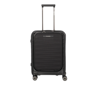 Travelite Mooby Black Small Suitcase w/Front Pocket