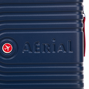 Aerial Cabin Size Dark Blue Suitcase w/ Easy Pocket