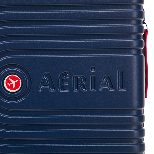 Aerial Cabin Size Dark Blue Suitcase w/ Easy Pocket