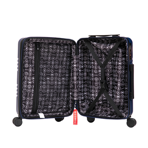 Aerial Cabin Size Dark Blue Suitcase w/ Easy Pocket