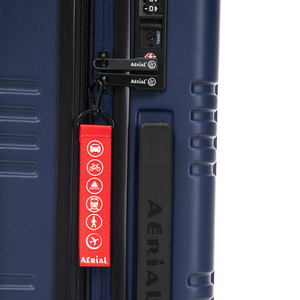 Aerial Cabin Size Dark Blue Suitcase w/ Easy Pocket