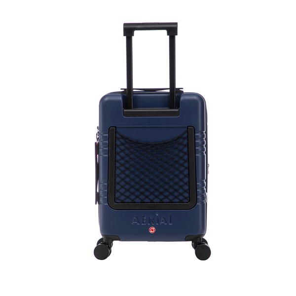 Aerial Cabin Size Dark Blue Suitcase w/ Easy Pocket