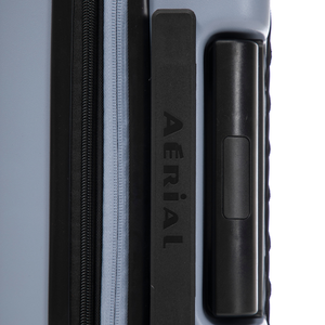 Aerial ABS Under Seat Suitcase Light Blue with Easy Rapid Pocket
