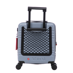 Aerial ABS Under Seat Suitcase Light Blue with Easy Rapid Pocket